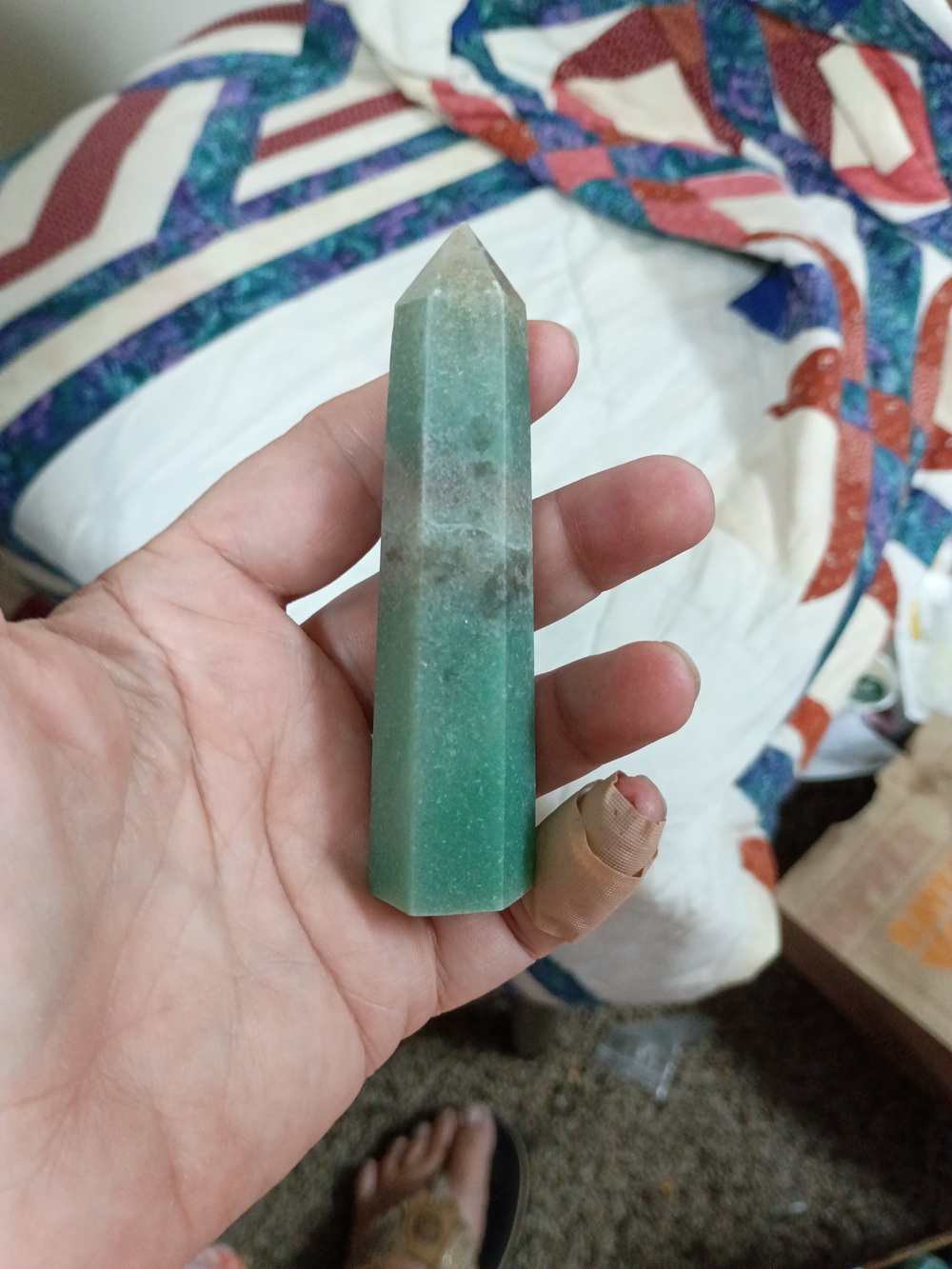 Green Fluroite Tower